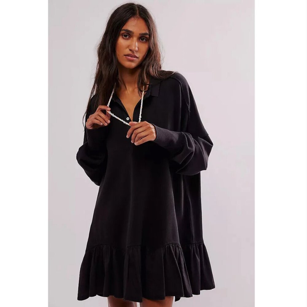 NWT Free People Olivia Sweatshirt Tunic Dress size XS
